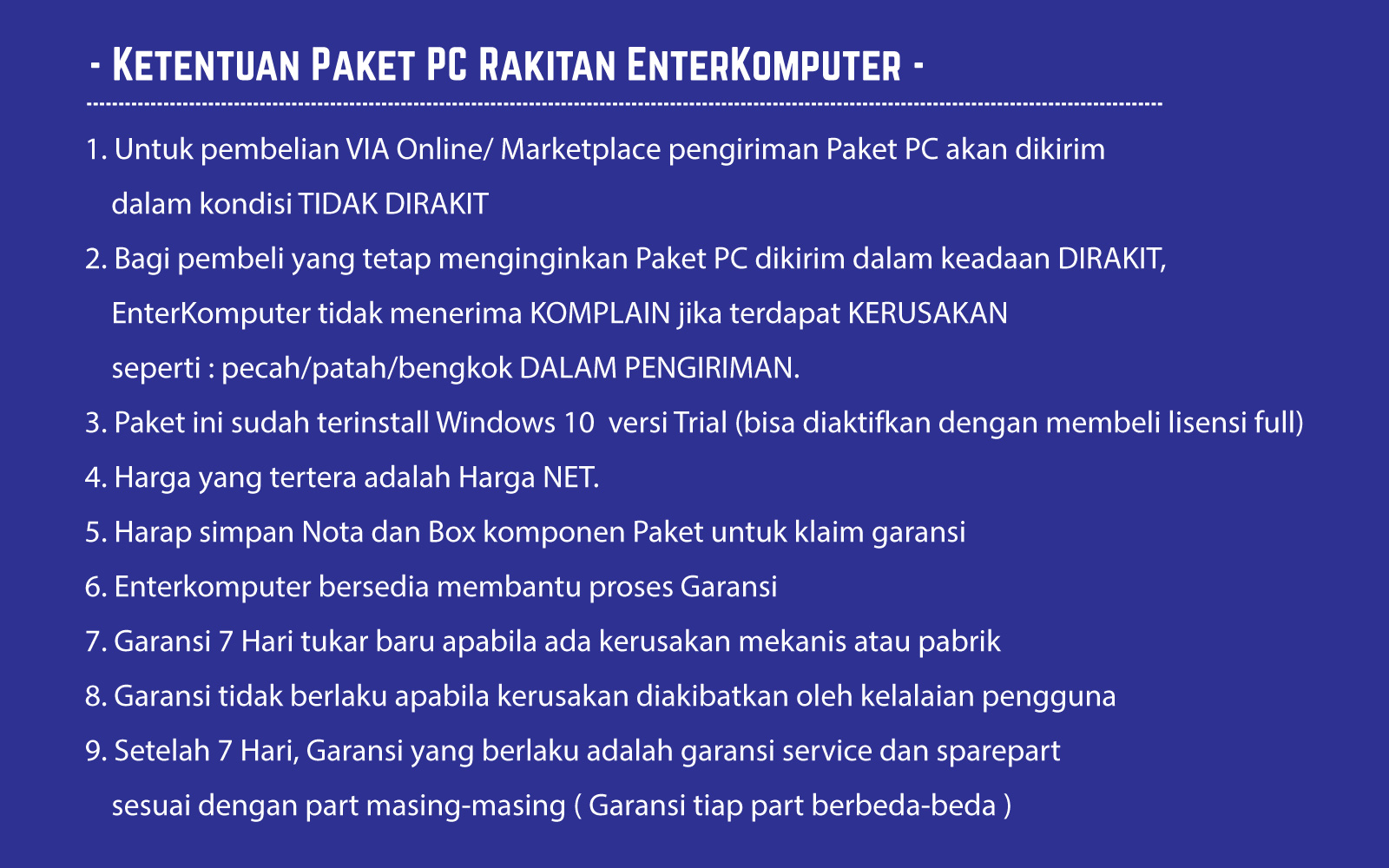 Rakitan Enterkomputer Jual Beli Online Komputer, Rakit PC, Termurah ...